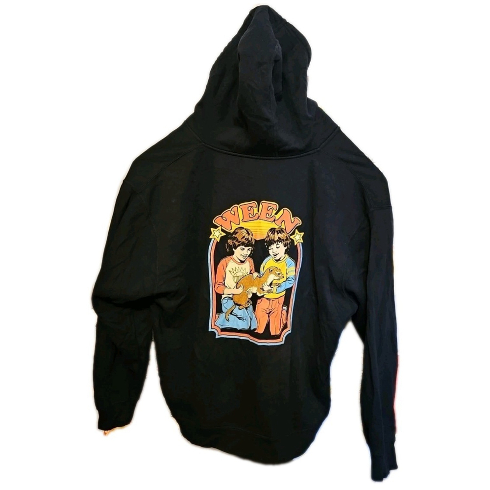 Ween Size 3XL ‘I Gots A Weasel’ Steven Rhodes Zip Up Hoodie Dean Gene Boognish